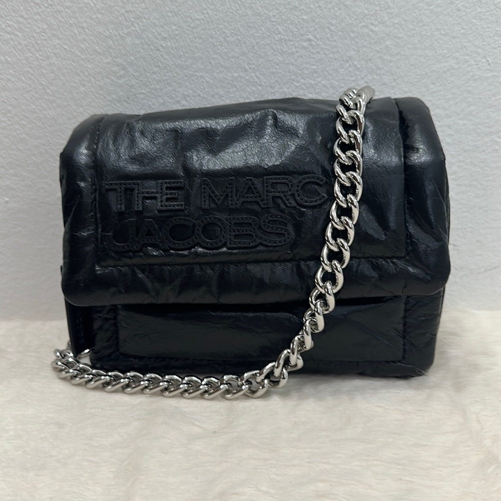 Marc Jacobs brand new small pillow bag black. Lamb skin